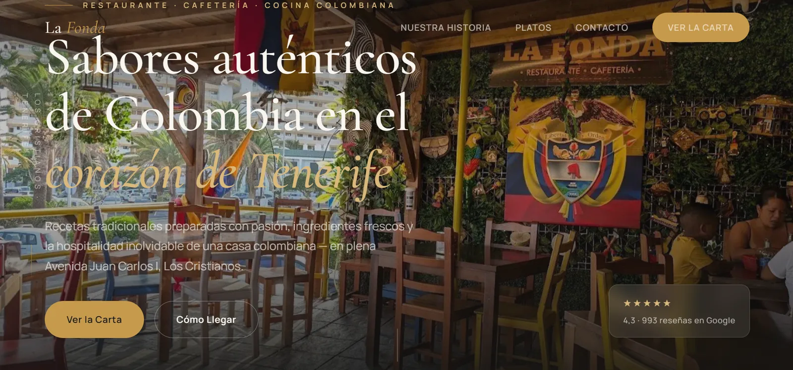 La Fonda restaurant marketing, an example of SM Digital Marketing strategy work