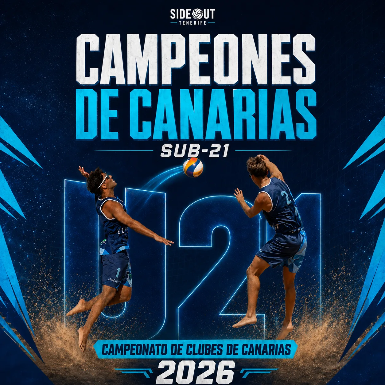 SideOut Tenerife championship social media graphic, an example of SM Digital Marketing design work